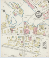 Saccarappa, Maine 1890 - Old Map Maine Fire Insurance Index
