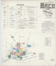 Saco, Maine 1912 - Old Map Maine Fire Insurance Index