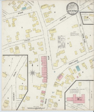 South Berwick, Maine 1891 - Old Map Maine Fire Insurance Index