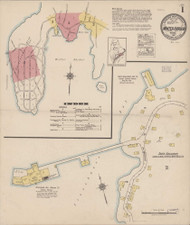 Winter Harbor, Maine 1921 - Old Map Maine Fire Insurance Index