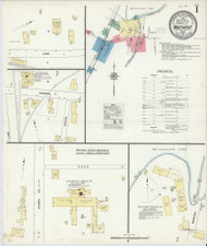 Winthrop, Maine 1911 - Old Map Maine Fire Insurance Index