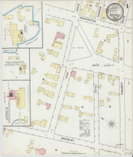 Wiscasset, Maine 1891 - Old Map Maine Fire Insurance Index