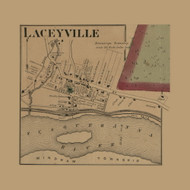 Laceyville, Braintrem Township, Pennsylvania 1869 Old Town Map Custom Print - Wyoming Co.