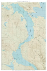 Richardson Lake 1997 - Custom USGS Old Topo Map - Maine 1
