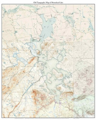 Moosehead Lake 1922-1954 - Custom USGS Old Topo Map - Maine 2