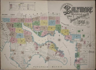 Baltimore, Maryland 01 1890 - Old Map Maryland Fire Insurance Index