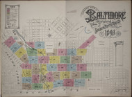 Baltimore, Maryland 02 1890 - Old Map Maryland Fire Insurance Index