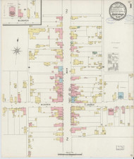 Boonsboro, Maryland 1897 - Old Map Maryland Fire Insurance Index