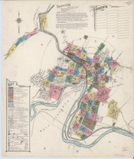 Cumberland, Maryland 1921 - Old Map Maryland Fire Insurance Index