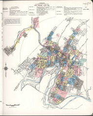 Cumberland, Maryland 1956 - Old Map Maryland Fire Insurance Index