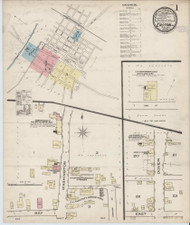 Easton, Maryland 1885 - Old Map Maryland Fire Insurance Index