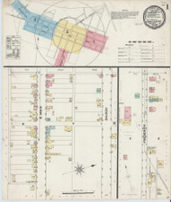 Emmittsburg, Maryland 1890 - Old Map Maryland Fire Insurance Index