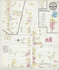 Middletown, Maryland 1910 - Old Map Maryland Fire Insurance Index