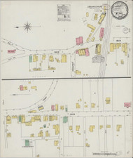 Mount Airy, Maryland 1899 - Old Map Maryland Fire Insurance Index