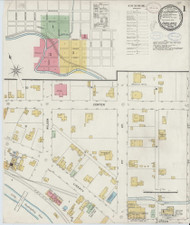 Oakland, Maryland 1898 - Old Map Maryland Fire Insurance Index