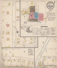 Oakland, Maryland 1921 - Old Map Maryland Fire Insurance Index