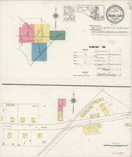 Rising Sun, Maryland 1921 - Old Map Maryland Fire Insurance Index