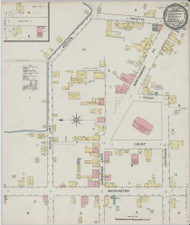 Rockville, Maryland 1892 - Old Map Maryland Fire Insurance Index