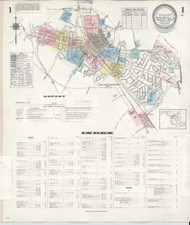 Rockville, Maryland 1960 - Old Map Maryland Fire Insurance Index