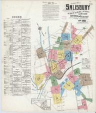 Salisbury, Maryland 1916 - Old Map Maryland Fire Insurance Index