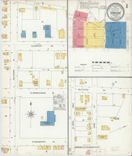 Towson, Maryland 1904 - Old Map Maryland Fire Insurance Index