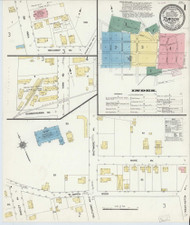 Towson, Maryland 1910 - Old Map Maryland Fire Insurance Index