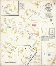 Amherst, New Hampshire 1943 - Old Map New Hampshire Fire Insurance Index