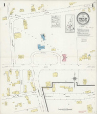 Andover, New Hampshire 1929 - Old Map New Hampshire Fire Insurance Index