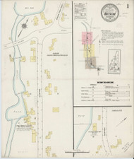 Antrim, New Hampshire 1914 - Old Map New Hampshire Fire Insurance Index