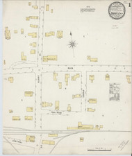 Bartlett, New Hampshire 1897 - Old Map New Hampshire Fire Insurance Index
