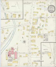 Belmont, New Hampshire 1898 - Old Map New Hampshire Fire Insurance Index