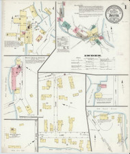 Bristol, New Hampshire 1912 - Old Map New Hampshire Fire Insurance Index