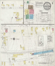 Charlestown, New Hampshire 1924 - Old Map New Hampshire Fire Insurance Index