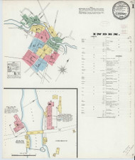 Claremont, New Hampshire 1899 - Old Map New Hampshire Fire Insurance Index