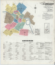 Claremont, New Hampshire 1918 - Old Map New Hampshire Fire Insurance Index