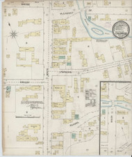 Colebrook, New Hampshire 1887 - Old Map New Hampshire Fire Insurance Index