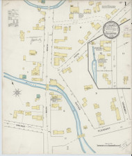 Colebrook, New Hampshire 1893 - Old Map New Hampshire Fire Insurance Index