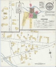 Colebrook, New Hampshire 1921 - Old Map New Hampshire Fire Insurance Index