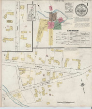 Colebrook, New Hampshire 1945 - Old Map New Hampshire Fire Insurance Index