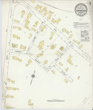 Contoocook, New Hampshire 1911 - Old Map New Hampshire Fire Insurance Index