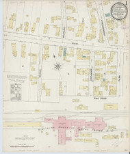 Gorham, New Hampshire 1887 - Old Map New Hampshire Fire Insurance Index