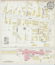 Gorham, New Hampshire 1892 - Old Map New Hampshire Fire Insurance Index