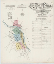 Great Falls, New Hampshire 1887 - Old Map New Hampshire Fire Insurance Index