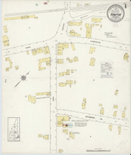 Hampton, New Hampshire 1912 - Old Map New Hampshire Fire Insurance Index