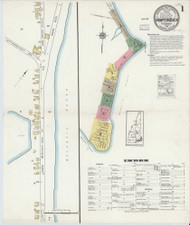 Hampton Beach, New Hampshire 1916 - Old Map New Hampshire Fire Insurance Index