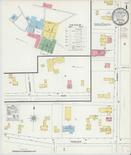 Hanover, New Hampshire 1899 - Old Map New Hampshire Fire Insurance Index