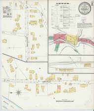 Hinsdale, New Hampshire 1904 - Old Map New Hampshire Fire Insurance Index