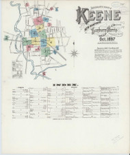 Keene, New Hampshire 1897 - Old Map New Hampshire Fire Insurance Index