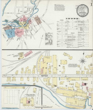 Laconia, New Hampshire 1892 - Old Map New Hampshire Fire Insurance Index