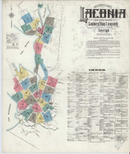 Laconia, New Hampshire 1911 - Old Map New Hampshire Fire Insurance Index